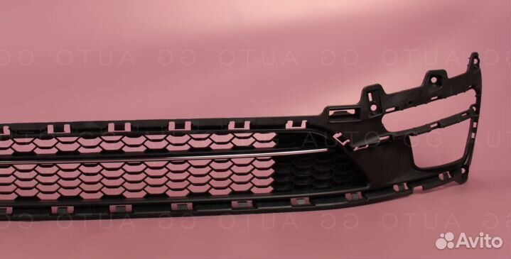 Решётка бампера под дхо Kia Rio 3 2015-2017