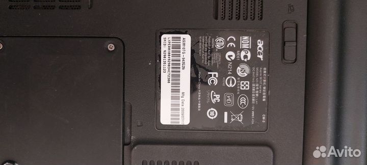 Ноутбук acer на запчасти