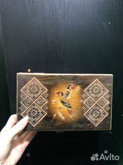 Шкатулка деревянная СССР