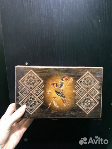 Шкатулка деревянная СССР