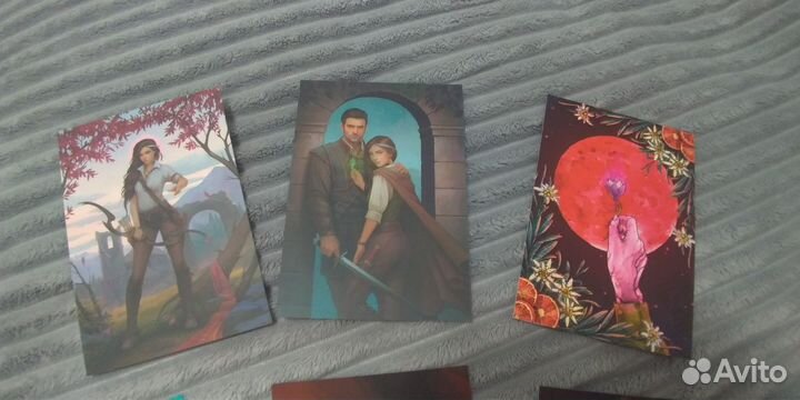 Н.Малкина Красные луны Квертинда+автограф+открытки