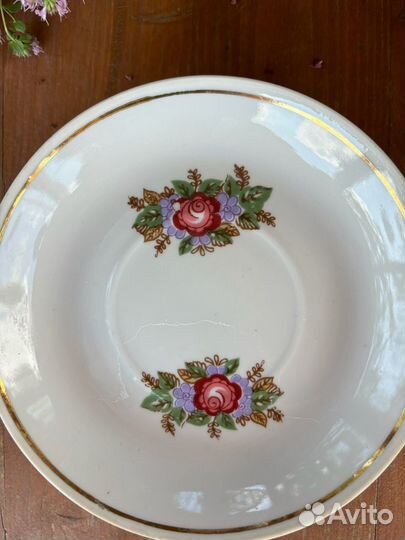 Чашки с блюдцами 4 пары