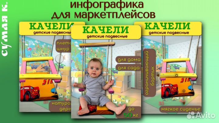 Дизайн карточек для маркетплейсов