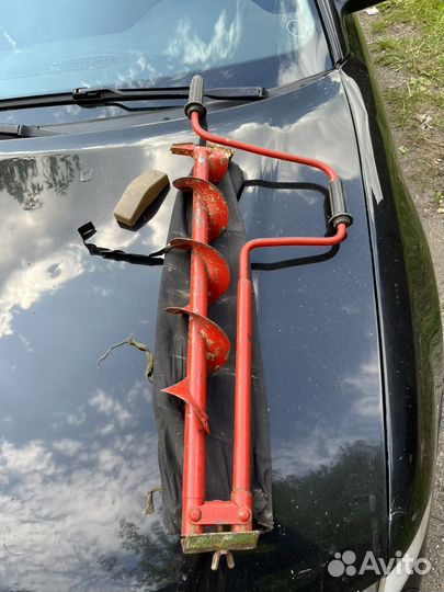 Бур ручной для земли и льда, рыболовный