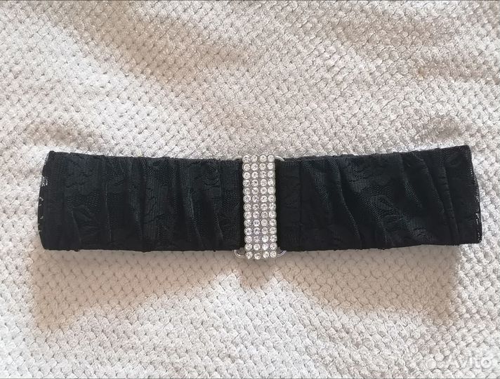 Ремень женский с гипюром