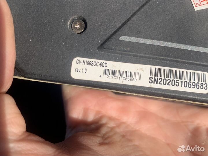 Видеокарта gigabyte dtx 1660 super