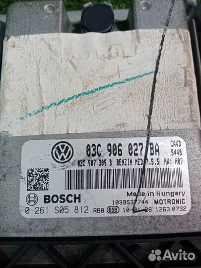 Блок управления двигателем Volkswagen Golf 6 cavd