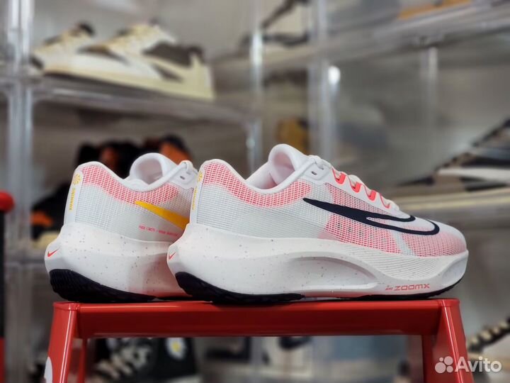 Кроссовки Nike Zoom Fly 5 White Bright Crimson