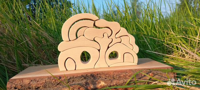 Вальдорфский конструктор, волшебные домики