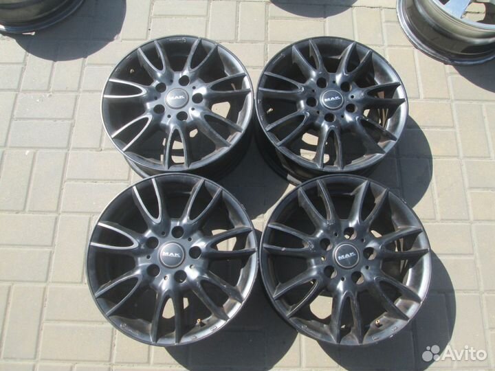 Черные диски Мак R15 (5*112) из Японии