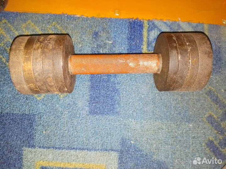 Гантели СССР 2.5, 6, 16 кг