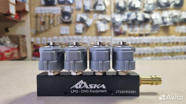 Газовые форсунки Alaska Standart 4 цилиндра (2 Om)