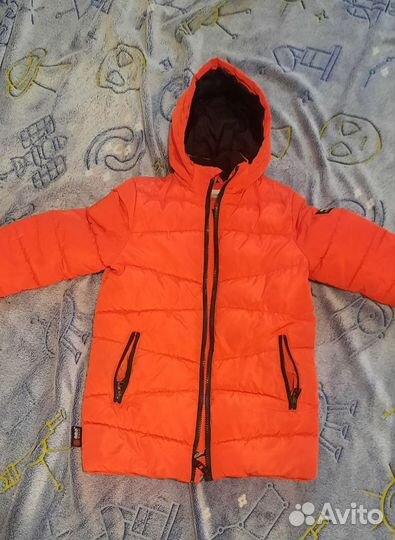 Куртка детская зимняя для мальчика 140