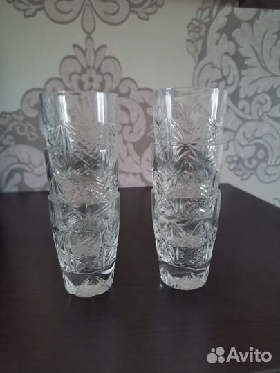 Рюмки стопки хрусталь СССР 24 шт. Новые
