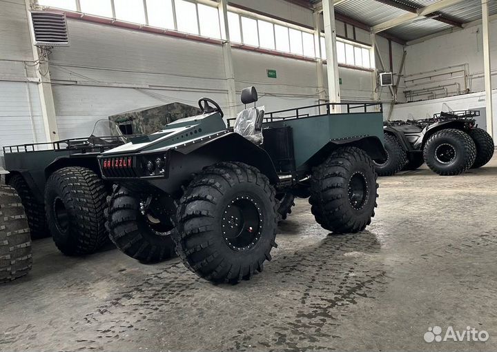 Квадроцикл переломка Grizzly (Снегоболотоход)