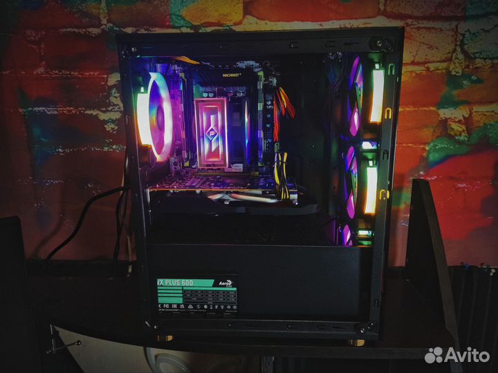 Игровой пк 10ядер/20пт/rx580(8gb/480m2ssd/16gb