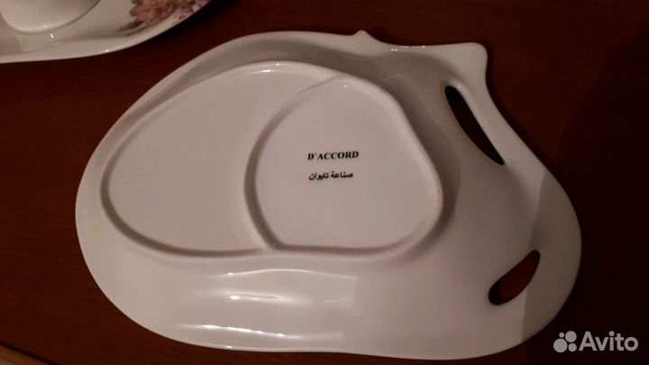 Кофейная пара (2 чашки + блюдца), фарфор