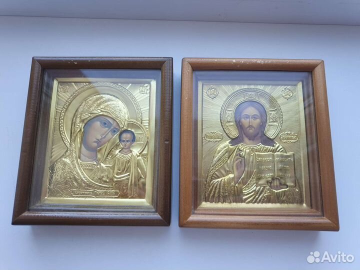 Иконы венчальная пара новые
