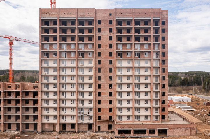 2-к. квартира, 45,1 м², 6/14 эт.