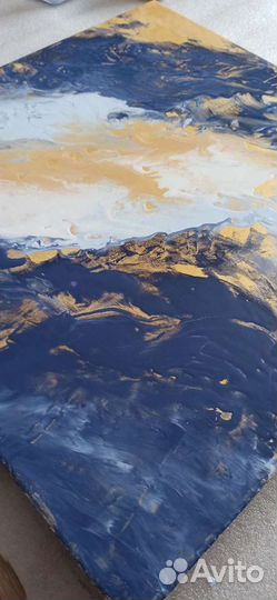 Картина акрилом fluidart