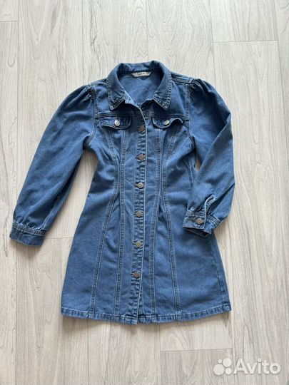 Джинсовое платье