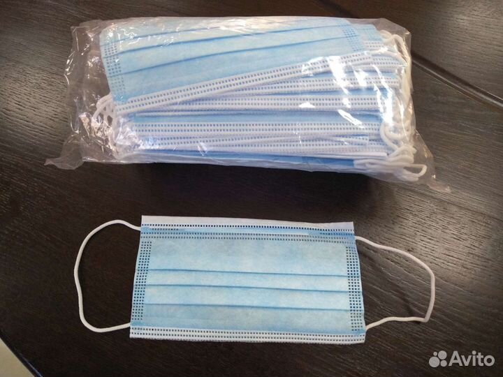 Маски одноразовые