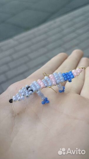 Корова из бисера