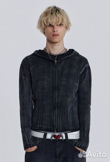 Кофта Jaded London Relic Knit Hoodie