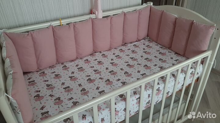 Б/у бортики в детскую кроватку 60120