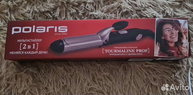 Плойка для волос, 2в1 с утюжком