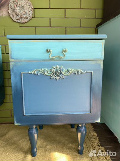 Тумбочка прикроватная в стиле бохо