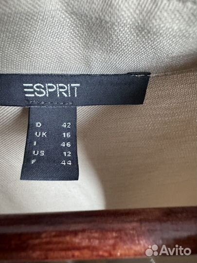 Платье туника Esprit лен р.52