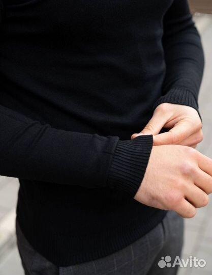 Базовая мужская водолазка - джемпер