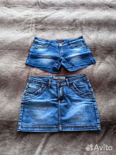 Юбка джинсовая