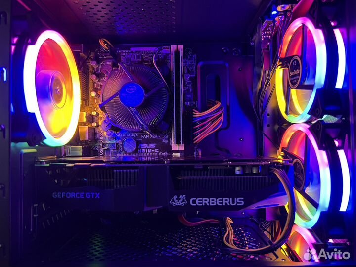 Игровой Компьютер Intel i5-4590/GTX1070Ti/16Gb/SSD