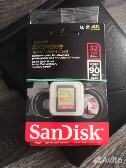 Карта памяти sdhc sandisk