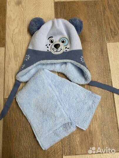 Комплект шапка и снуд