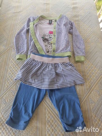 Вещи пакетом на девочку 110