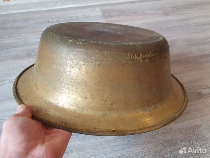 Огромный латунный таз СССР