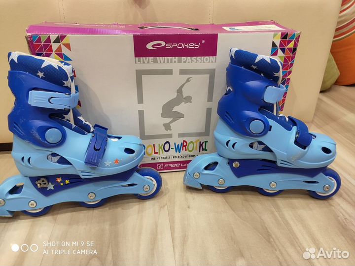 Роликовые коньки детские раздвижные Spokey Kindly