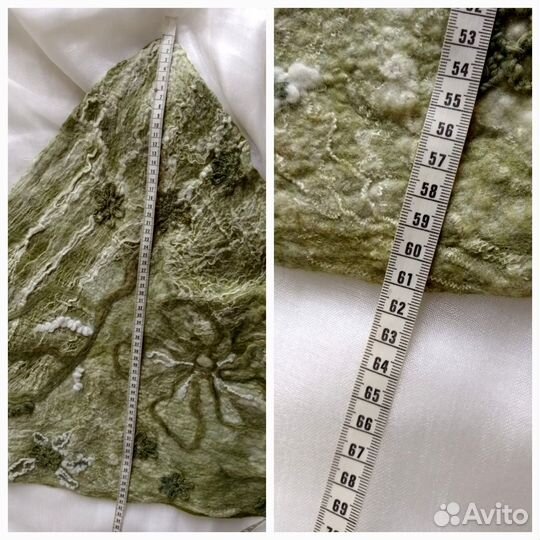 Косынка двухсторонняя из шерсти