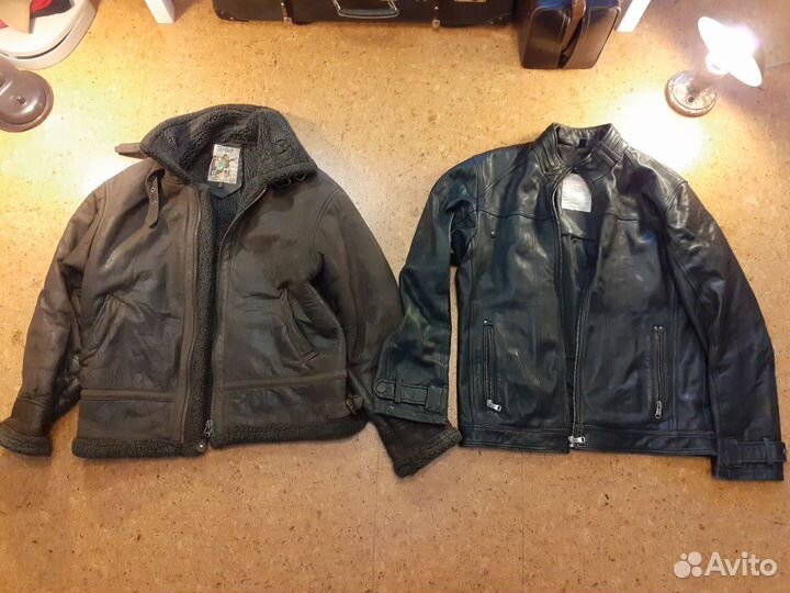 Куртка плащ кожа пилот бомбер парка Италия
