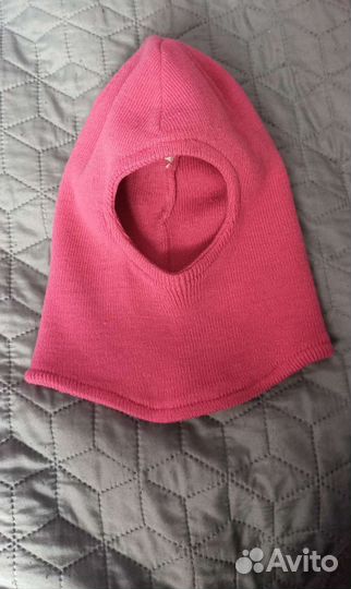 Шапка шлем для девочки 2шт