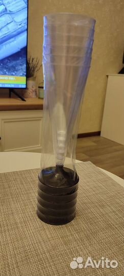 Фужеры пластиковые