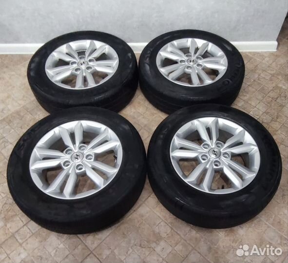 Комплект колёс R16 на Hyundai с датчиками