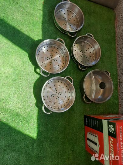 Мантоварка-пароварка 28см