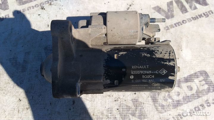 Стартер Renault Duster 4x4