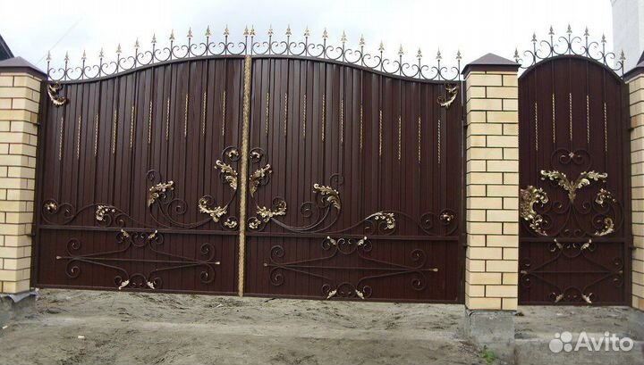 Кованые ворота