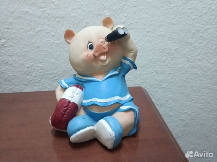 Копилка Хрюша - моряк