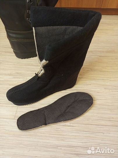 Зимние сапоги для рыбалки до -50 С. Размер 39-40